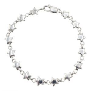Tiffany & Co Vintage star link bracelet 925 7''